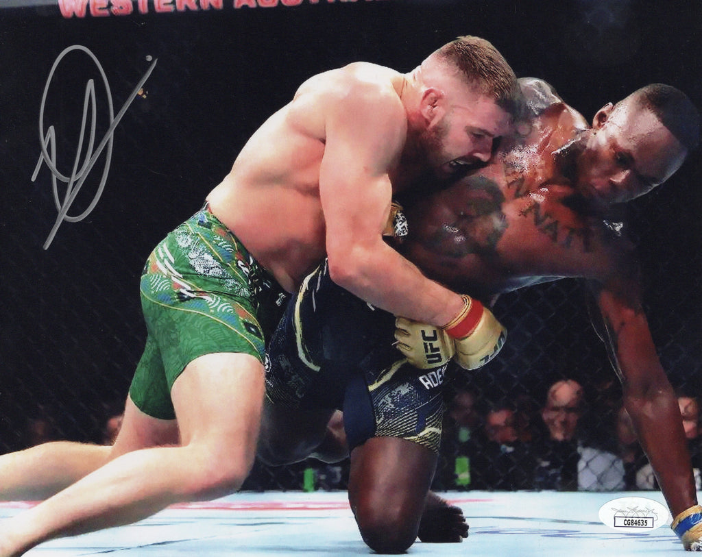 Dricus Du Plessis autographed signed 8x10 photo UFC JSA COA Vs Israel Adesanya