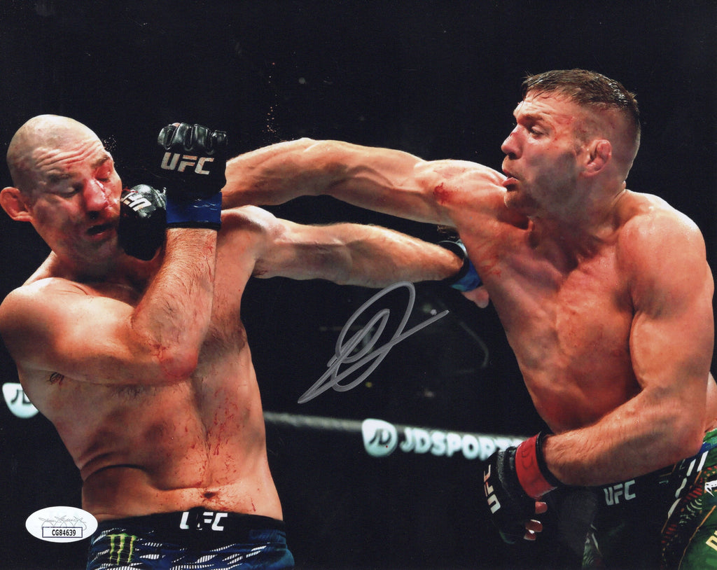 Dricus Du Plessis autographed signed 8x10 photo UFC JSA COA Vs Sean Strickland