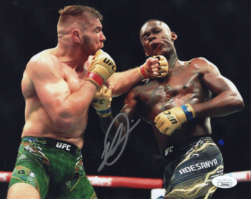 Dricus Du Plessis autographed signed 8x10 photo UFC JSA COA Vs Israel Adesanya