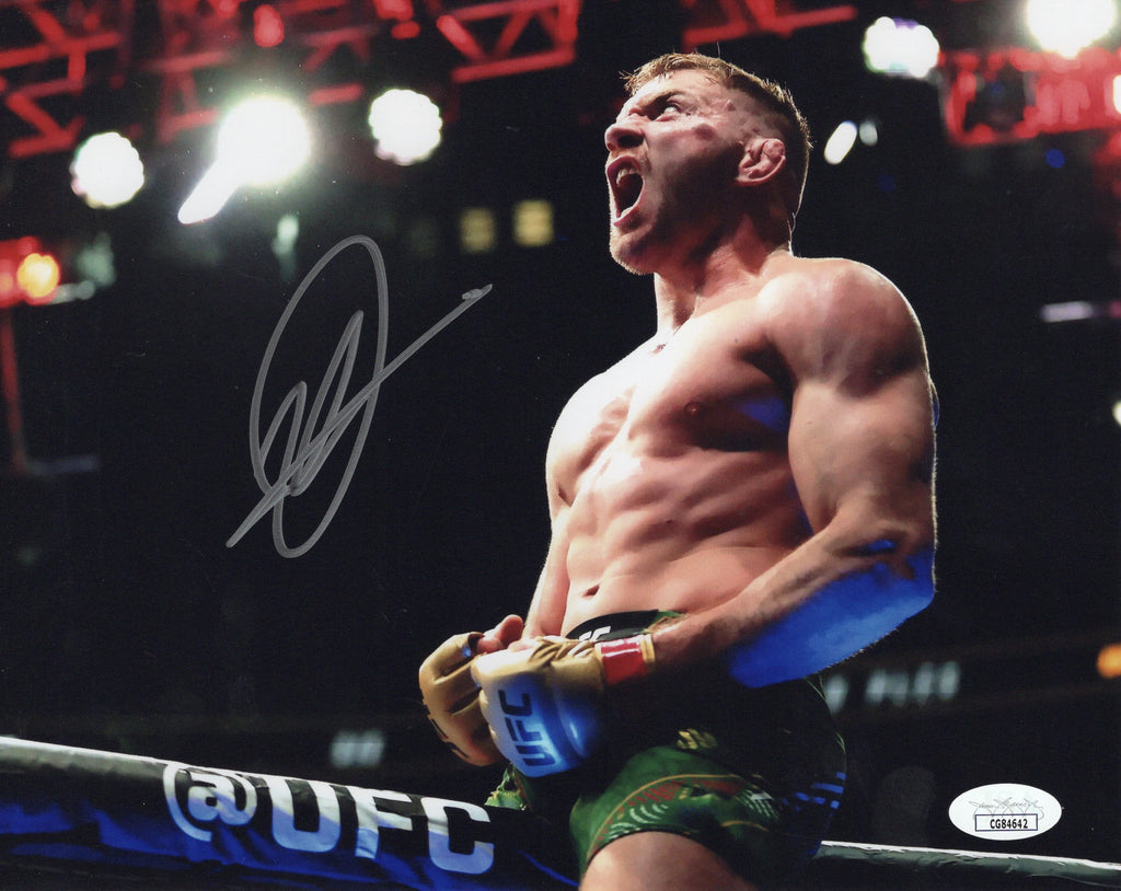 Dricus Du Plessis autographed signed 8x10 photo UFC JSA COA Vs Israel Adesanya