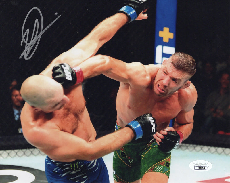 Dricus Du Plessis autographed signed 8x10 photo UFC JSA COA Vs Sean Strickland