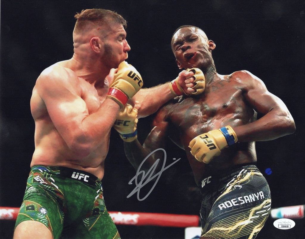Dricus Du Plessis autographed signed 11x14 photo UFC JSA COA Vs Israel Adesanya