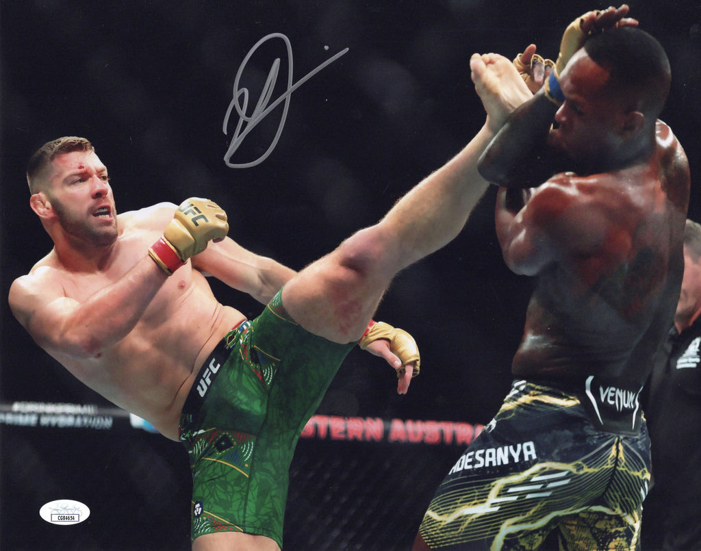 Dricus Du Plessis autographed signed 11x14 photo UFC JSA COA Vs Israel Adesanya
