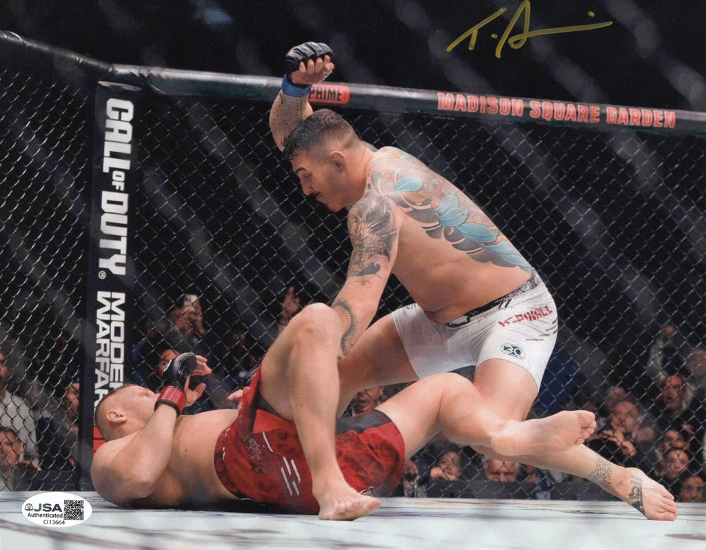 Tom Aspinall autographed signed 8x10 photo UFC JSA COA Jon Jones