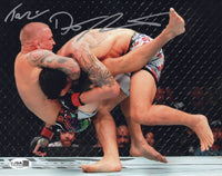 Dustin Poirier autographed signed inscribed 8x10 photo UFC JSA Max Holloway