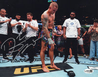 Dustin Poirier autographed signed inscribed 8x10 photo UFC JSA Max Holloway
