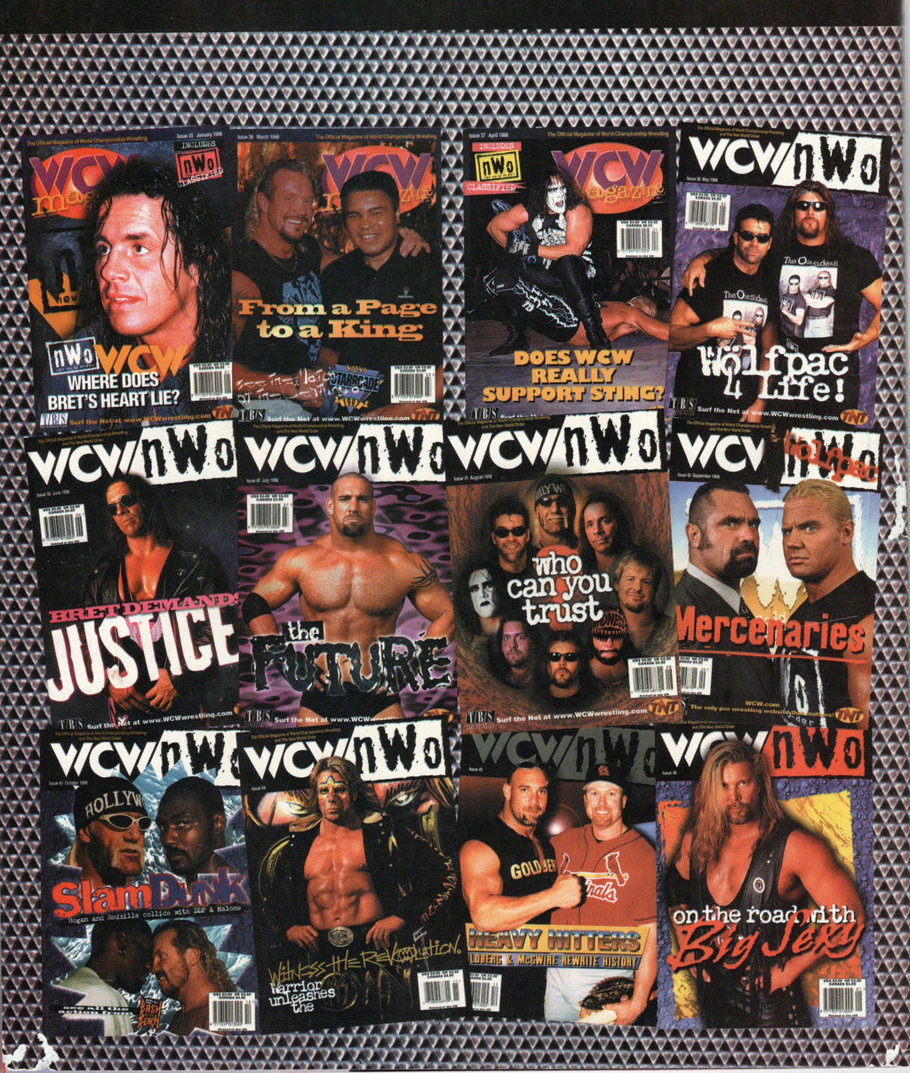 Bill Goldberg autographed signed magazine WWE WCW NWO JSA COA