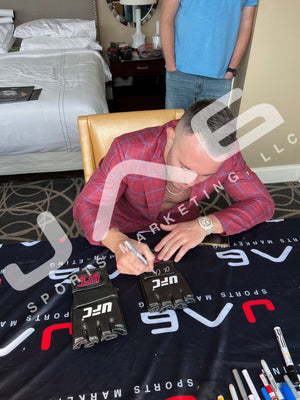 Colby Covington autographed signed inscribed framed glove UFC JSA COA Masvidal Dana White