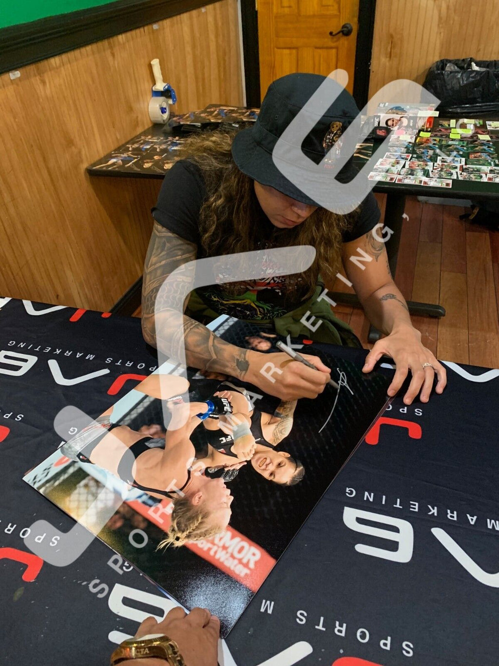 Amanda Nunes autographed signed inscribed UFC 16x20 framed photo JSA Holly Holm