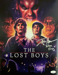 Jamison Newlander autographed signed inscribed 11x14 photo JSA Lost Boys Alan
