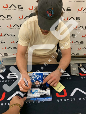 Team signed 11x14 photo Tampa Bay Lightning JSA PSA Vasilevskiy Kucherov Hedman
