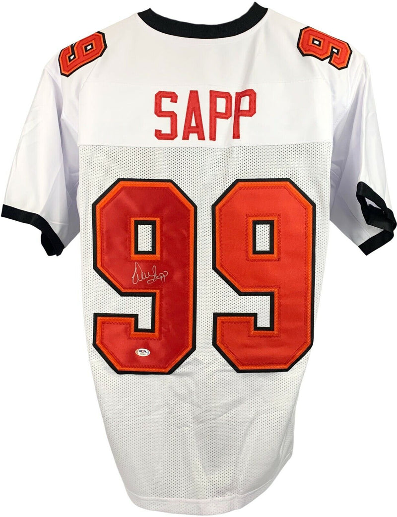 WARREN SAPP AUTOGRAPHED SIGNED WHITE PRO STLYE JERSEY PSA COA