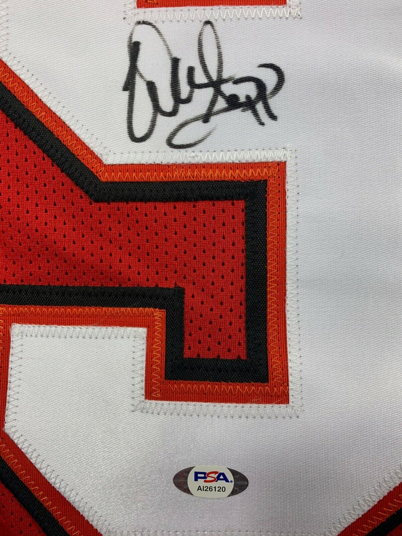 WARREN SAPP AUTOGRAPHED SIGNED RED PRO STYLE JERSEY