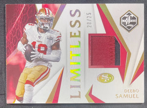 Deebo Samuel 2020 Panini Limited Limitless Game Used Gold /25