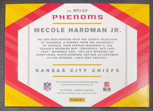 Mecole Hardman Jr. RC 2019 Donruss Phenoms RPA Auto /99
