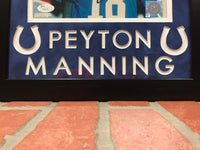 Peyton Manning autographed signed framed 8x10 NFL Indianapolis Colts JSA w/ COA