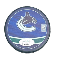 Andrei Kuzmenko autographed signed puck NHL Vancouver Canucks JSA COA