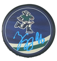 Andrei Kuzmenko autographed signed puck NHL Vancouver Canucks JSA COA