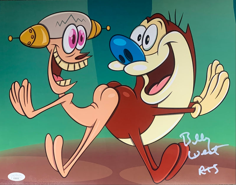 Billy West autographed signed inscribed 11x14 photo JSA The Ren & Stimpy Show