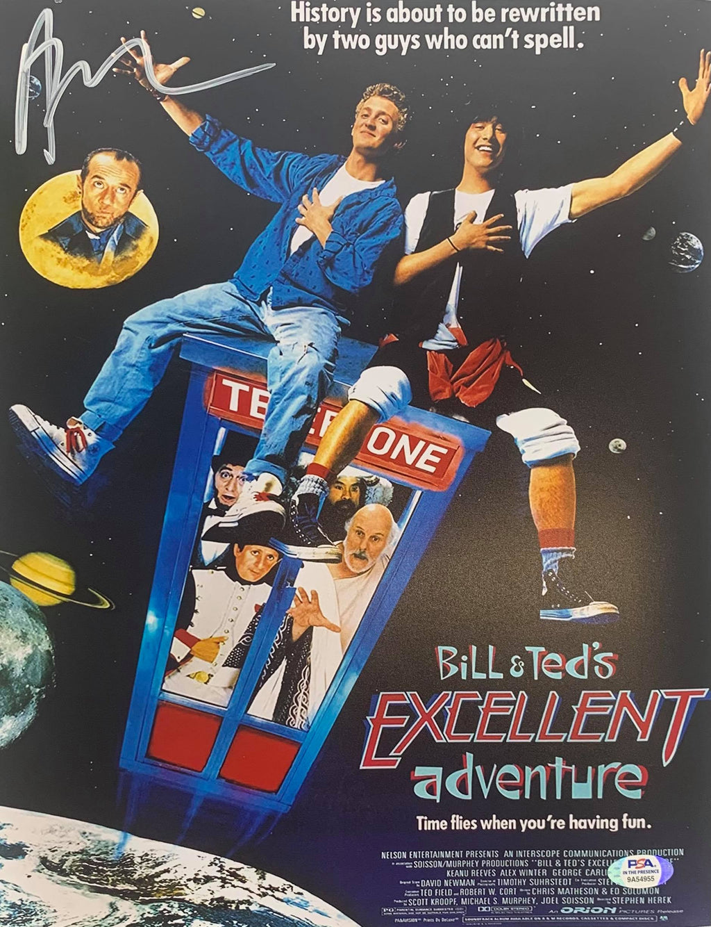 Alex Winter autographed 11x14 photo Bill & Ted's Excellent Adventure PSA COA - JAG Sports Marketing