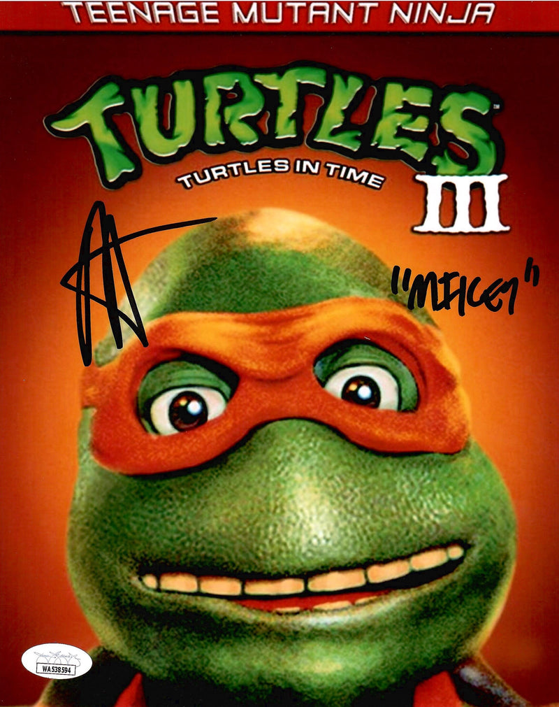 Robbie Rist autographed inscribed 8x10 photo JSA Teenage Mutant Ninja Turtles