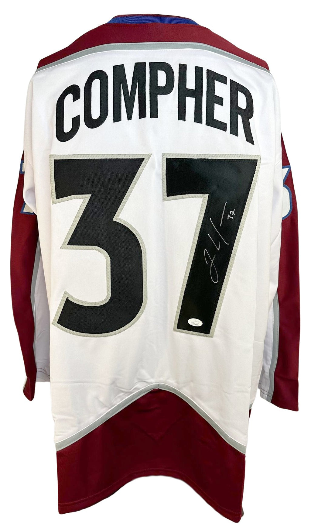 JT Compher autographed signed jersey NHL Colorado Avalanche JSA COA