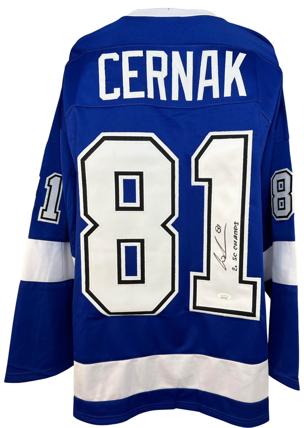 Erik Cernak autographed signed inscribed jersey NHL Tampa Bay Lightning JSA COA