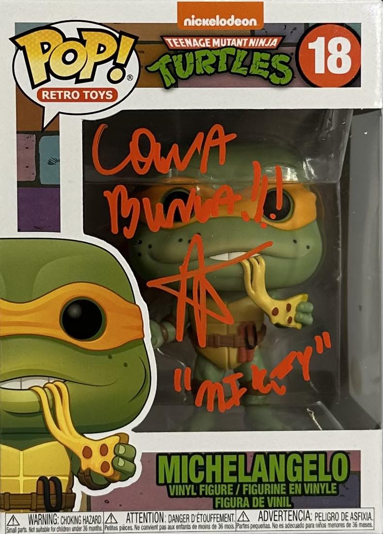 Robbie Rist autographed inscribed Funko Pop #18 JSA Teenage Mutant Ninja Turtles