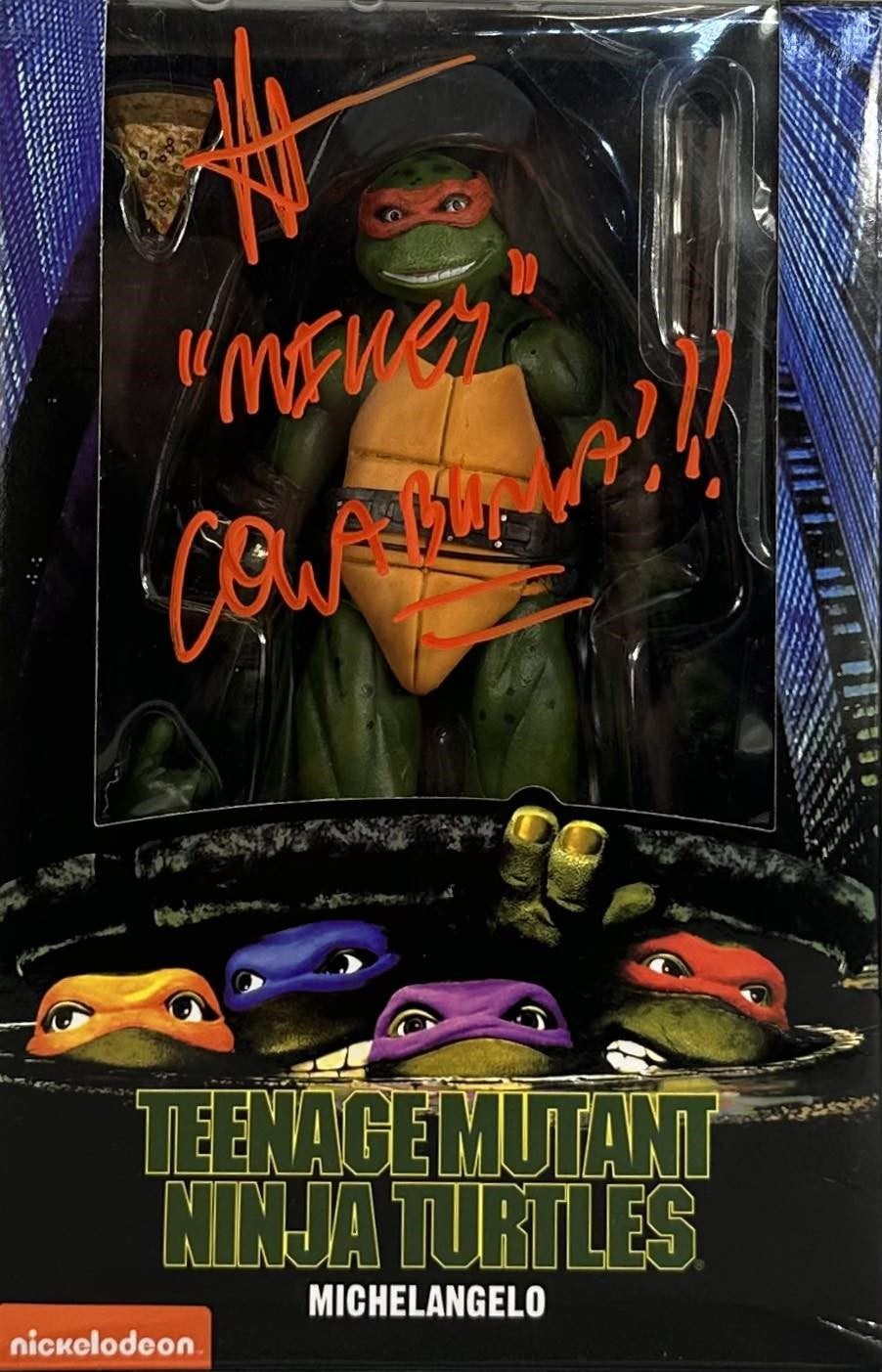 Robbie Rist signed inscribed action figure Teenage Mutant Ninja Turtles JSA COA