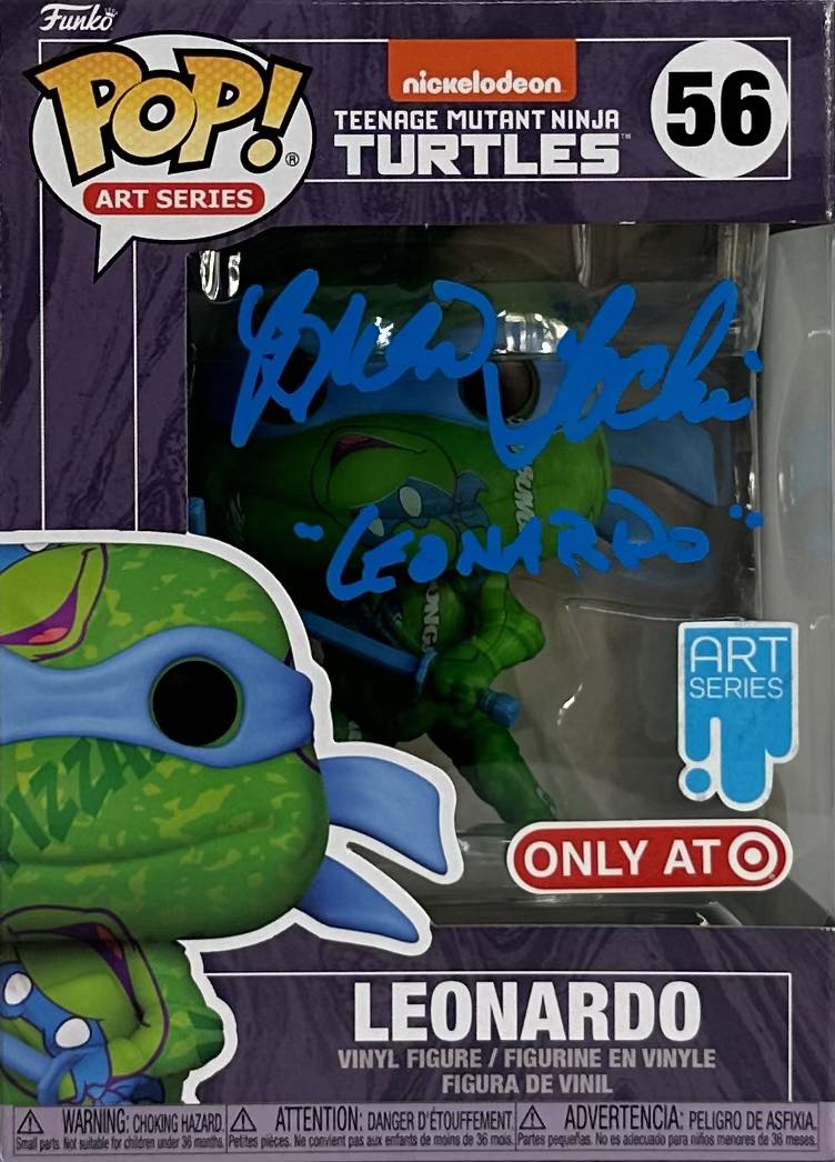 Brian Tochi signed inscribed Funko Pop #56 JSA COA Teenage Mutant Ninja Turtles