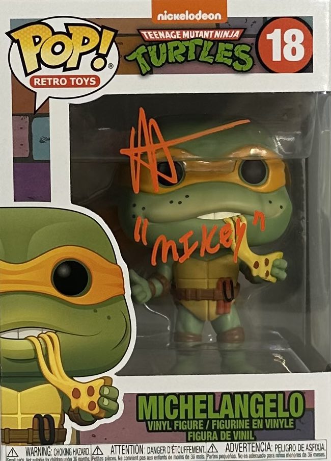 Robbie Rist autographed inscribed Funko Pop #18 JSA Teenage Mutant Ninja Turtles