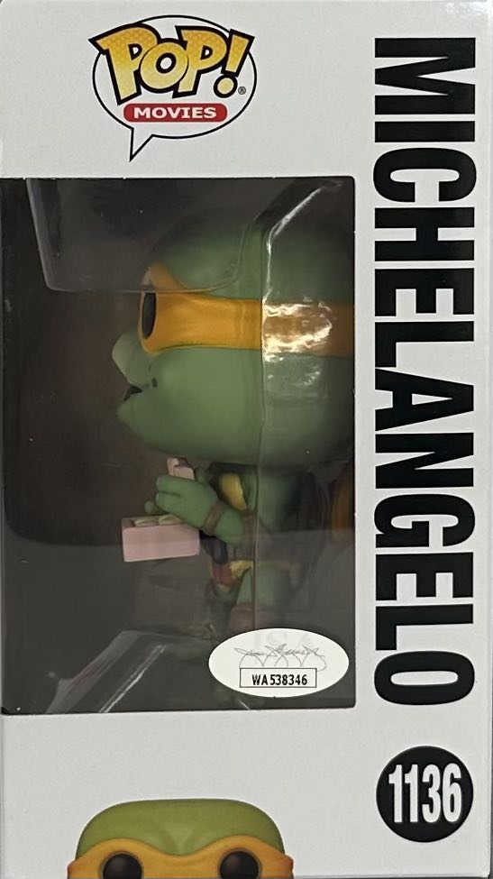 Robbie Rist signed inscribed Funko Pop #1136 JSA Teenage Mutant Ninja Turtles