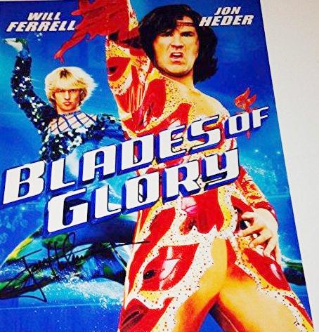 Jon Heder Autographed11x14 "Blades of Glory" Movie Poster - JAG Sports Marketing