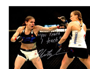 Katlyn Chookagian Autographed UFC 8x10 photo w/COA - JAG Sports Marketing
