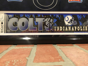 Peyton Manning autographed signed framed sticker Indianapolis Colts JSA w/COA - JAG Sports Marketing