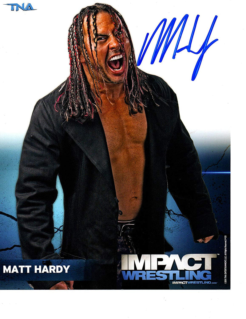 WWE Superstar Matt Hardy signed 8x10 photo - JAG Sports Marketing