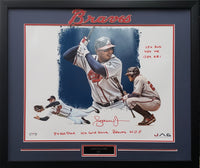 Andruw Jones autographed signed inscribed 16x20 framed MLB Atlanta Braves PSA - JAG Sports Marketing