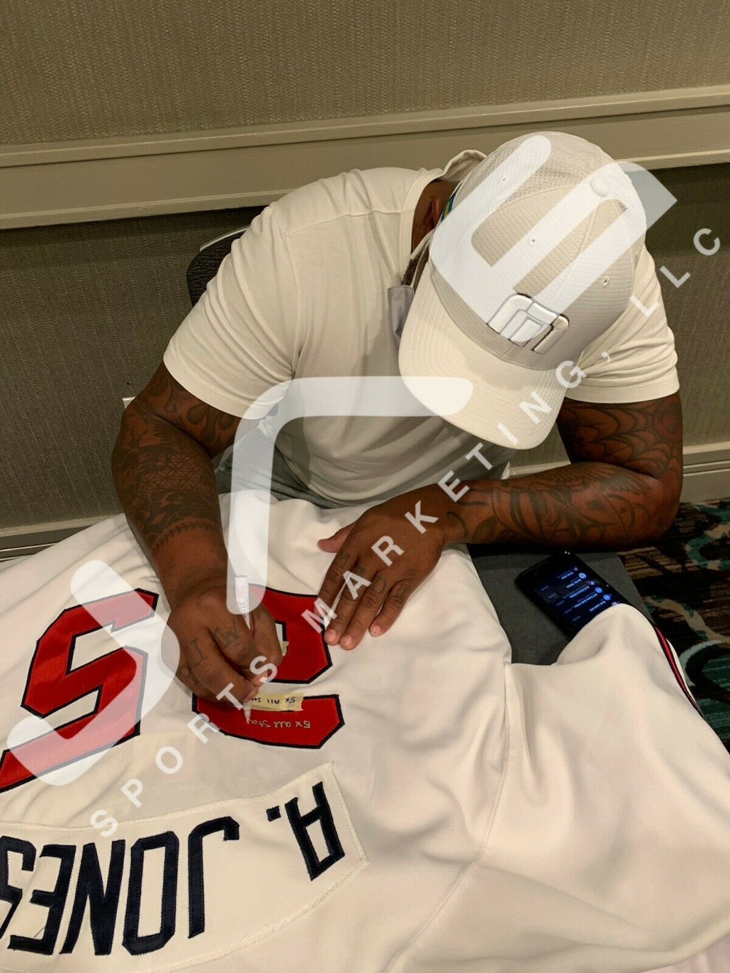 Andruw Jones autographed signed inscribed 16x20 framed MLB Atlanta Braves PSA - JAG Sports Marketing