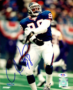 Jessie Armstead autographed signed 8x10 photo NFL New York Giants PSA COA - JAG Sports Marketing