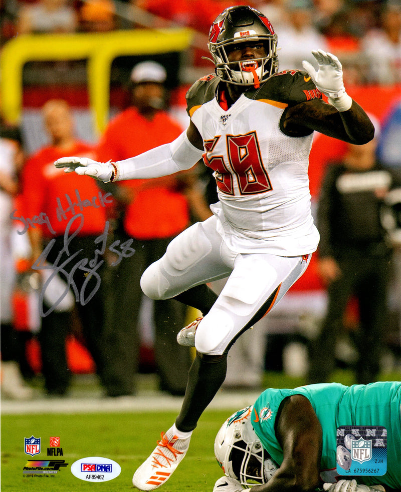 Shaq Barrett autographed signed inscribed 8x10 photo Tampa Bay Buccaneers PSA - JAG Sports Marketing