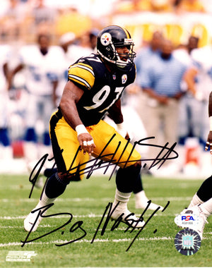 Kendrell Bell autographed signed inscribed 8x10 photo Pittsburgh Steelers PSA - JAG Sports Marketing