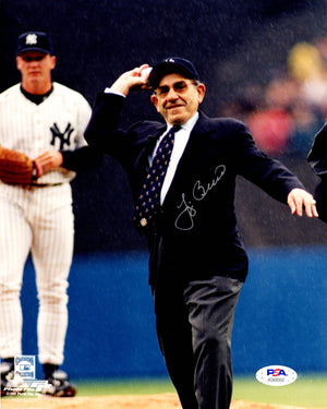 Yogi Berra autographed signed 8x10 photo MLB New York Yankees PSA COA WS Champ - JAG Sports Marketing