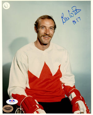 Bill White autographed signed 8x10 photo NHL Chicago Blackhawks PSA COA Canada - JAG Sports Marketing