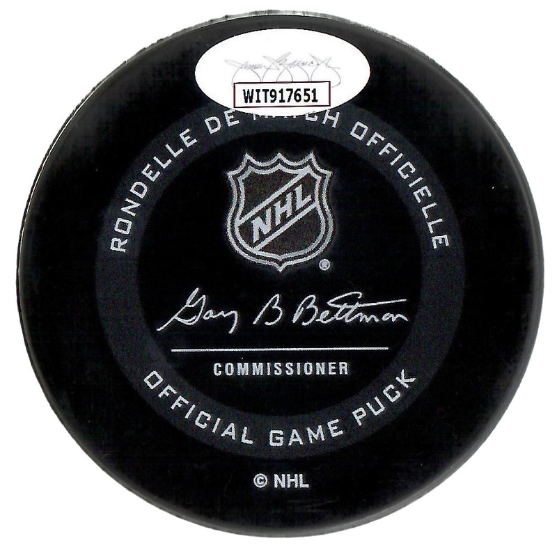 Ondrej Palat autograph signed Official Game puck Tampa Bay Lightning JSA Witness