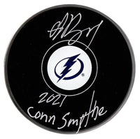 Andrei Vasilevskiy autographed signed inscribed Puck NHL Tampa Bay Lightning JSA