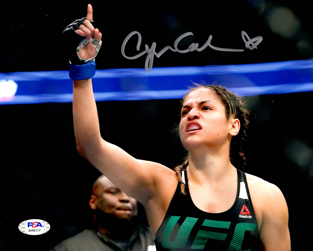 Cynthia Calvillo autographed signed 8x10 photo UFC Strawweight PSA COA - JAG Sports Marketing