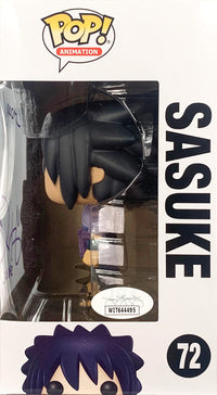 Yuri Lowenthal autographed inscribed Sasuke Funko Pop #72 JSA COA Sasuke Uchiha