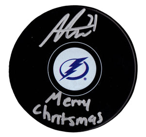 Anthony Cirelli autographed signed inscribed puck NHL Tampa Bay Lightning PSA - JAG Sports Marketing