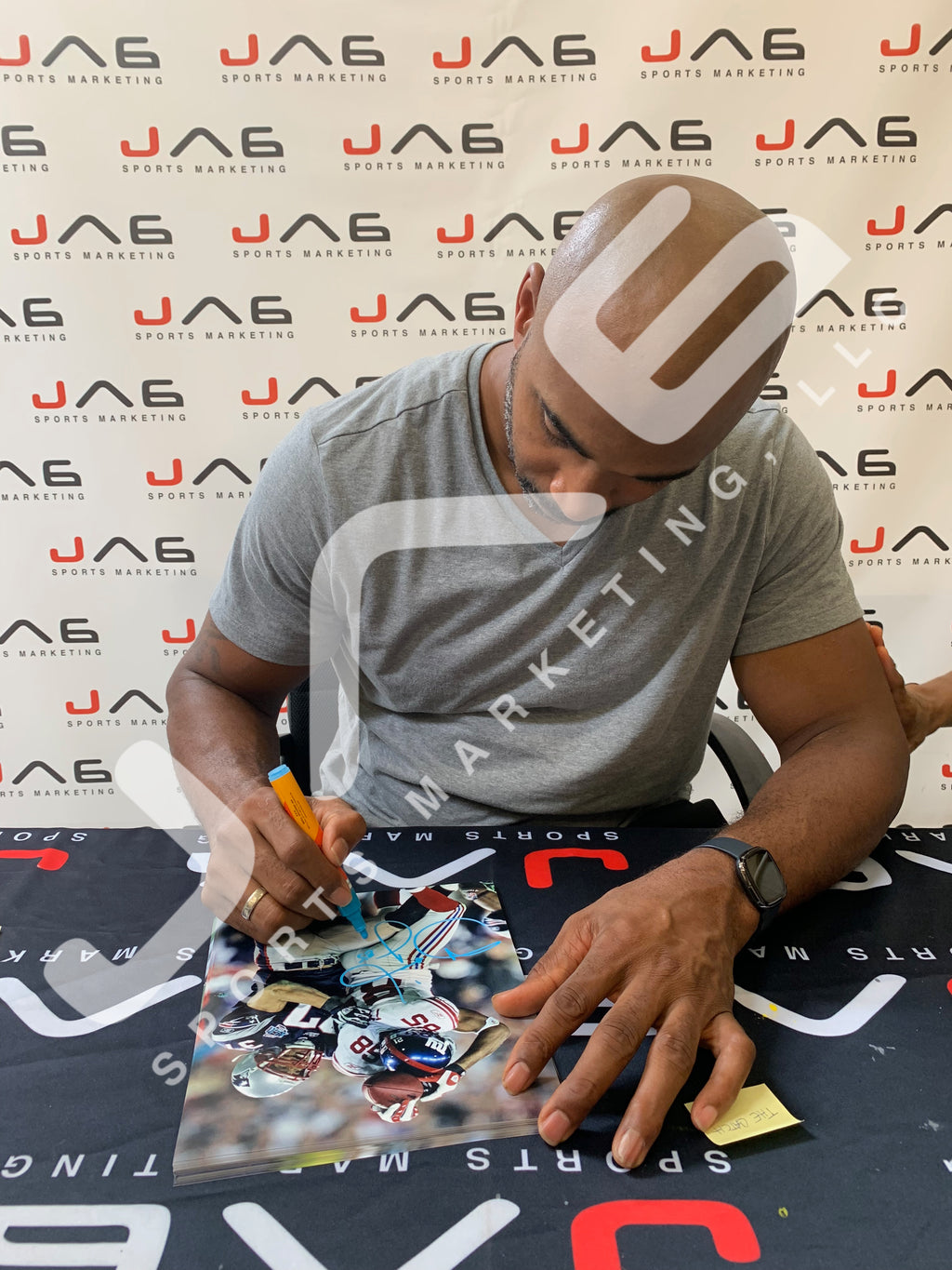 David Tyree autographed signed inscribed 8x10 photo NFL New York Giants JSA COA