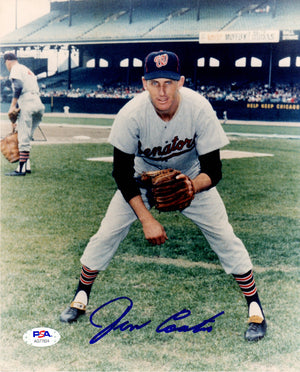 Jim Coates autographed signed 8x10 photo MLB Washington Senators PSA COA - JAG Sports Marketing